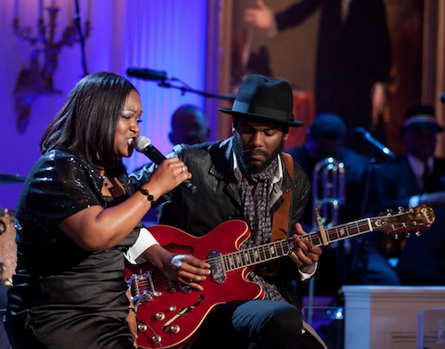 Gary Clark Jr and Epiphone Casino at the Whitehouse